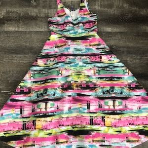 Colorful, Sleeveless Dress